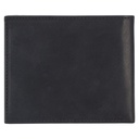 Wallet Silver Cross Black Genuine Leather