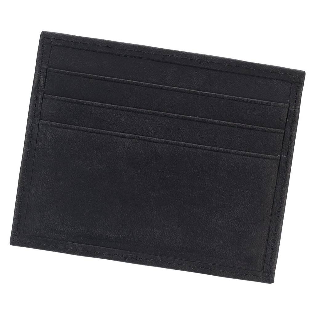 Wallet Silver Cross Black Genuine Leather