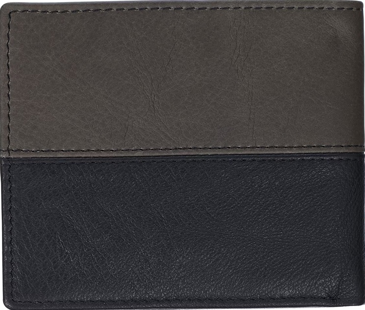 Wallet Lion Be Strong Black Brown Leather (01/25)