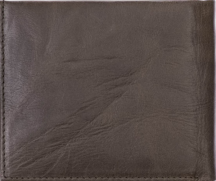 Wallet All Things Are Possible Brown Genuine Leather