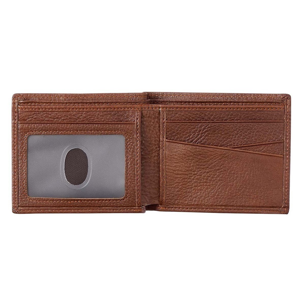 Wallet Blessed Metal Badge Genuine Leather