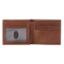 Wallet Blessed Metal Badge Genuine Leather