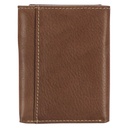 Wallet Ichthus Fish BrownTrifold