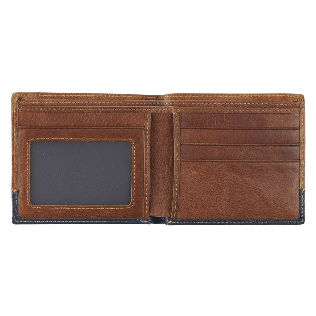Wallet Leather Be Strong & Couragous Two Tone