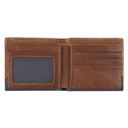 Wallet Leather Be Strong & Couragous Two Tone