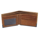 Wallet Leather Be Strong & Couragous Two Tone