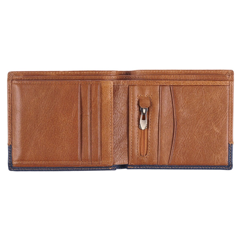 Wallet Leather Be Strong & Couragous Two Tone