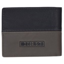 Wallet Walk By Faith Black Grey Leather (01/25)