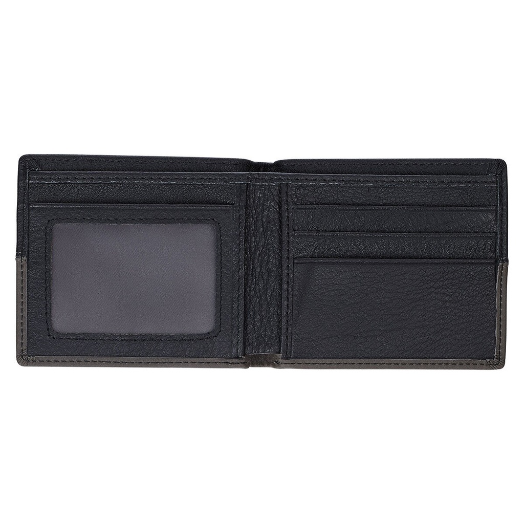 Wallet Walk By Faith Black Grey Leather (01/25)