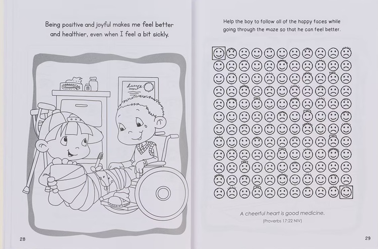 Wise Words For Little Hearts Colouring Activity Book