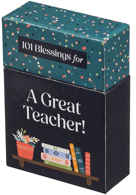 101 Blessings For A Great Teacher Teal Confetti (01/25)