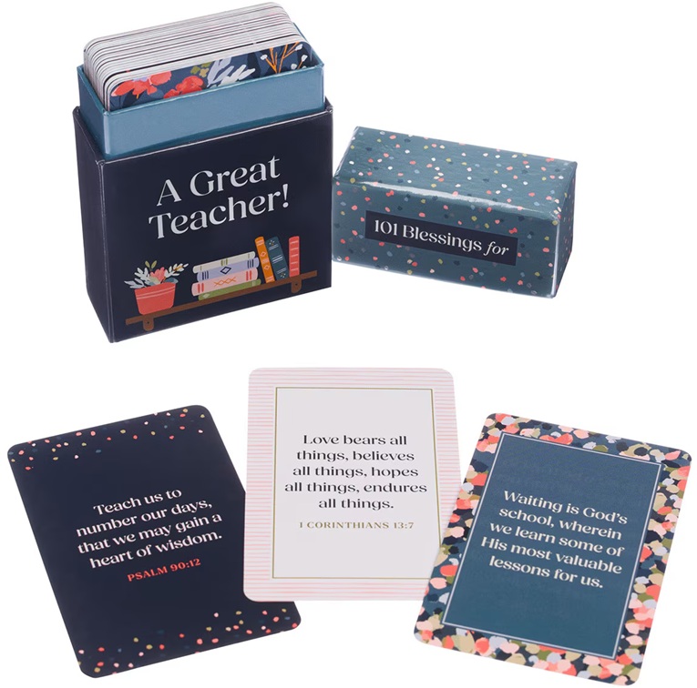 101 Blessings For A Great Teacher Teal Confetti (01/25)