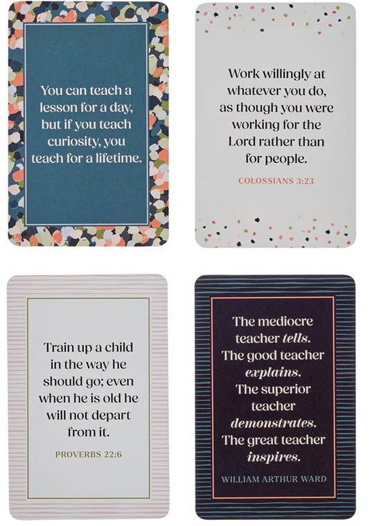 101 Blessings For A Great Teacher Teal Confetti (01/25)