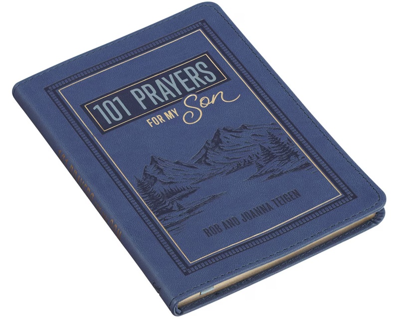 101 Prayers For My Son Blue Faux Leather (01/25)