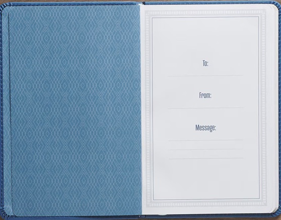 101 Prayers For My Son Blue Faux Leather (01/25)