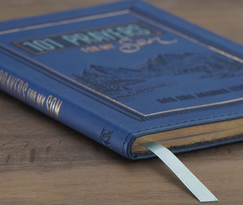 101 Prayers For My Son Blue Faux Leather (01/25)