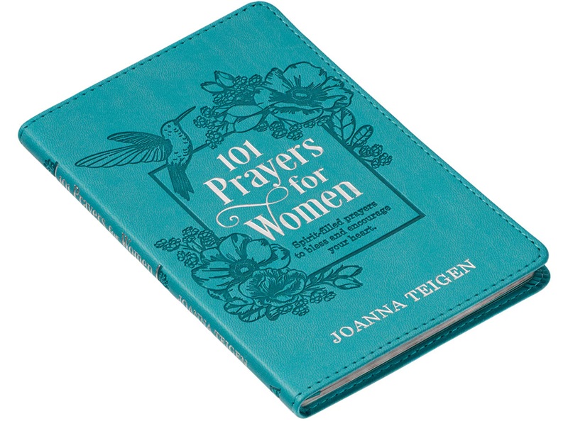 101 Prayers For Women Teal Luxleather