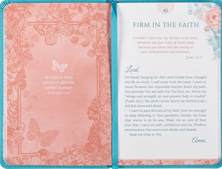 101 Prayers For Women Teal Luxleather