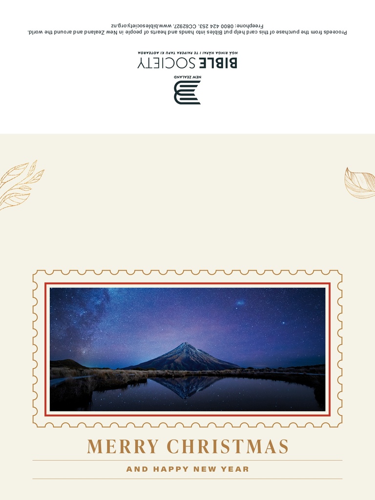 BSNZ Christmas Cards NZ 2025