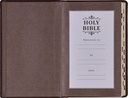 KJV DeluxeGift Brown Luxleather Indexed