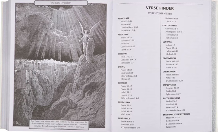 KJV Family Bible White Imitation Leather