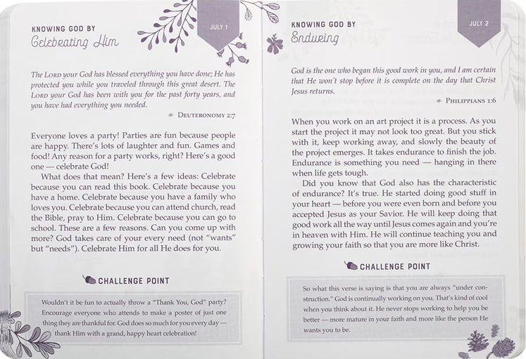 365 Days To Knowing God For Girls Devotional