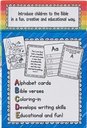 ABC Bible Fun: Colouring Cards for Kids 09/24