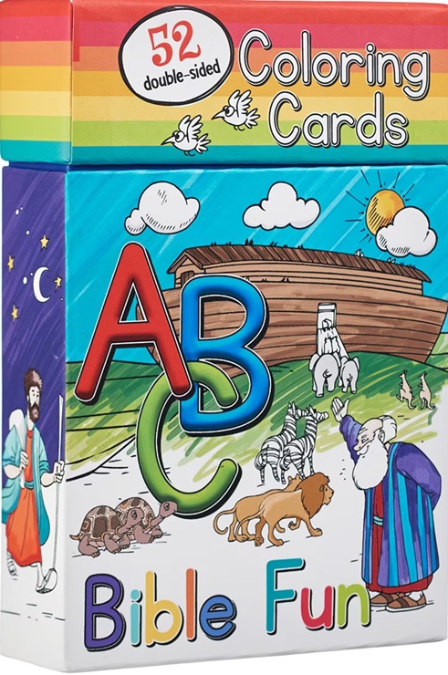 ABC Bible Fun: Colouring Cards for Kids 09/24
