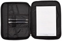 Bible Case Black Two-Fold LuxLeather Organizer Large