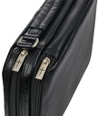Bible Case Black Two-Fold LuxLeather Organizer Large