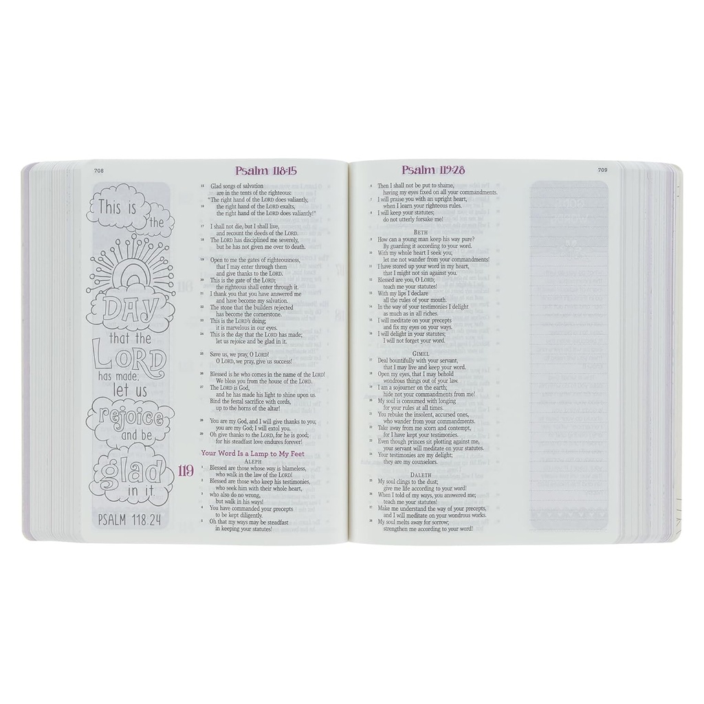 ESV My Creative Bible for Girls Pink Flexcover 09/24