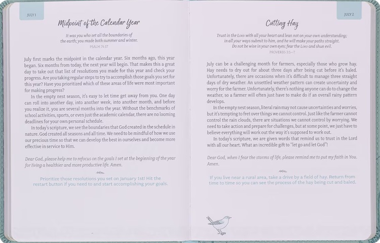 Daily Hope For the Empty Nest One Year Devo