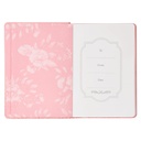 Journal Be Joyful In Hope Pink Luxleather