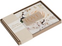 Guest Book Love Ivory Floral Faux Leather (01/25)