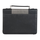 Bible Case Large Walk By Faith Black/Grey