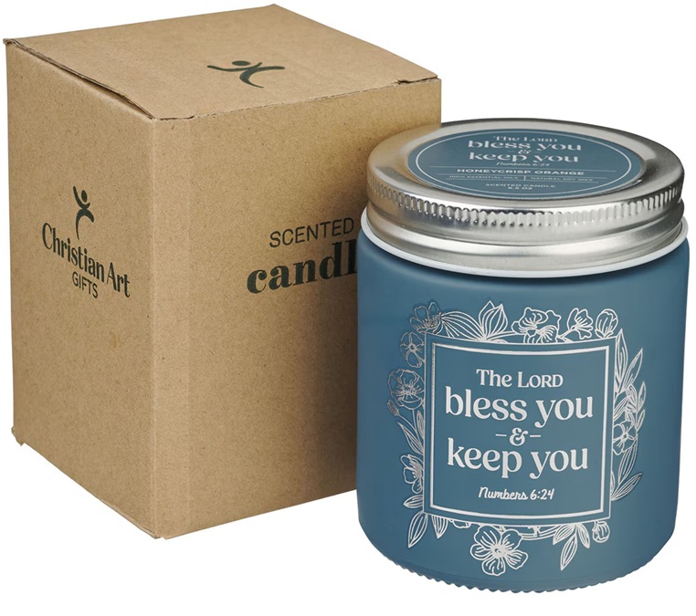 Candle Bless You & Keep You Honeycrisp Orange Glass (03/25)
