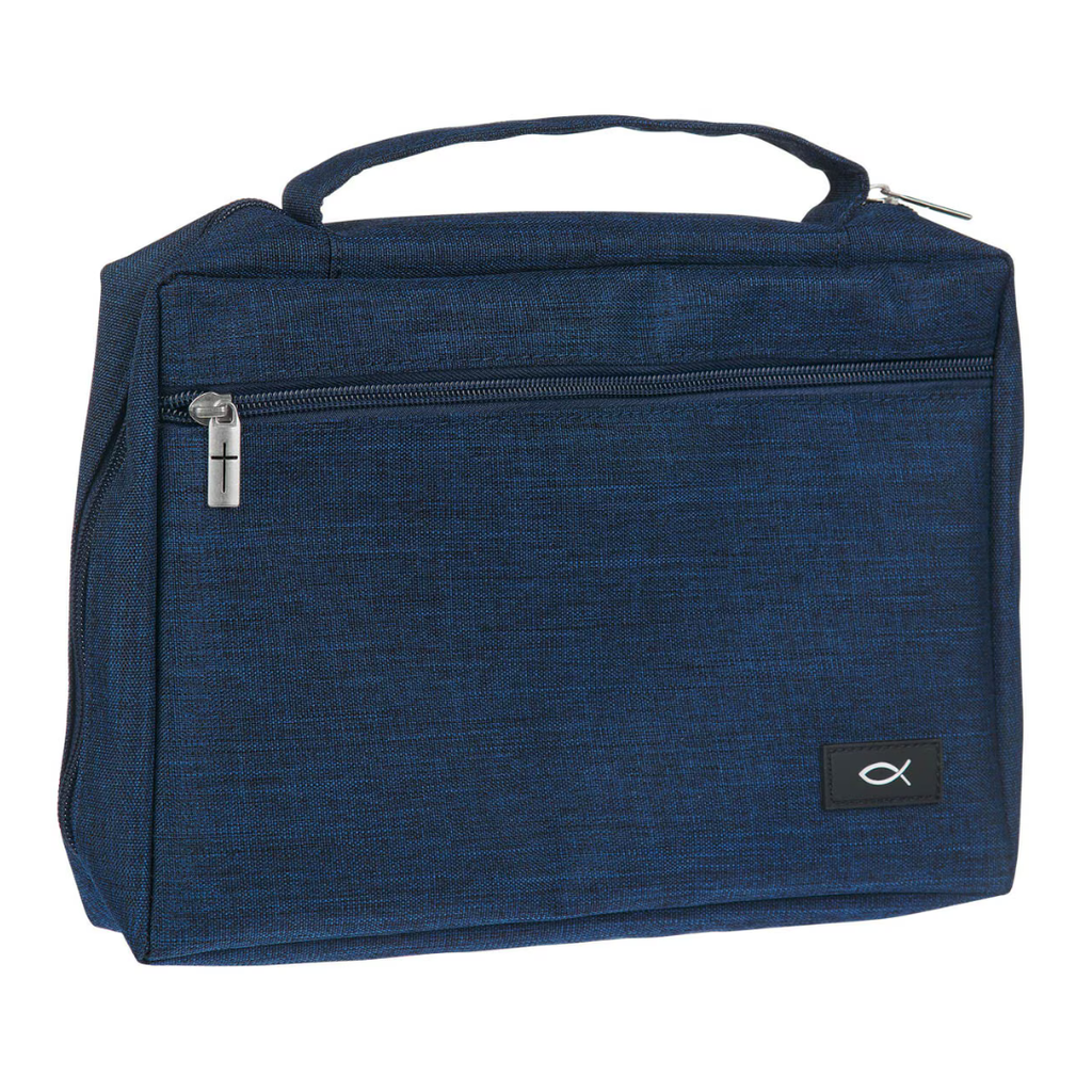Bible Case Large Navy Value
