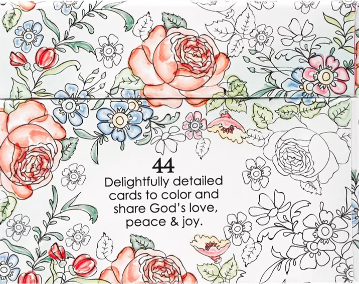 Colourful Blessings Colouring Cards