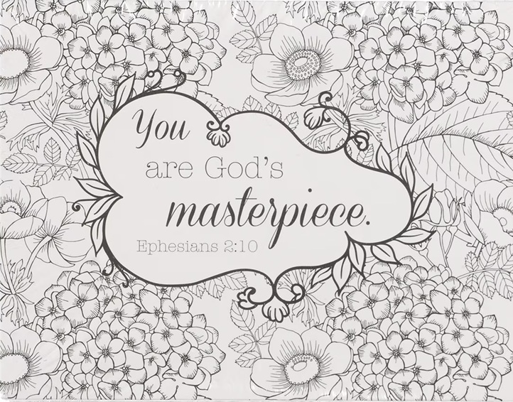 Colourful Blessings Colouring Cards