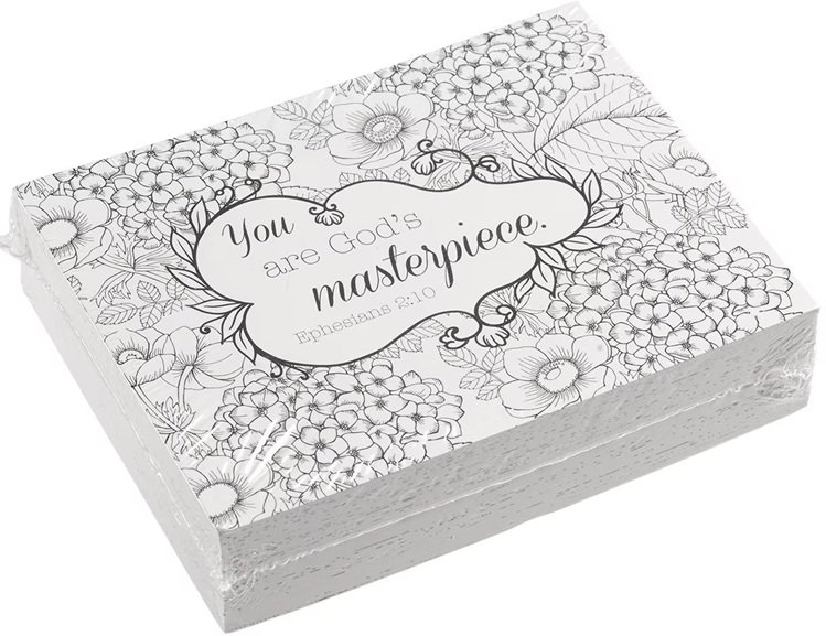 Colourful Blessings Colouring Cards