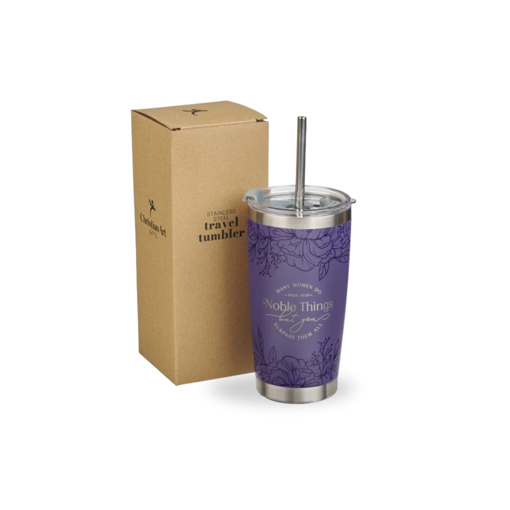 Tumbler Noble Things Lavender Floral SS 