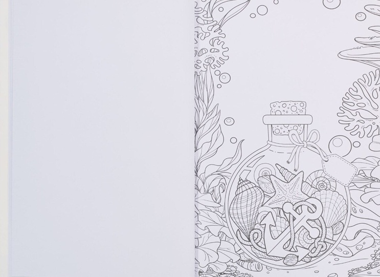 Footprints In the Sand Colouring Book