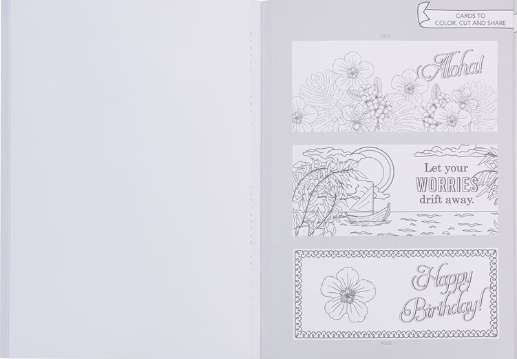 Footprints In the Sand Colouring Book