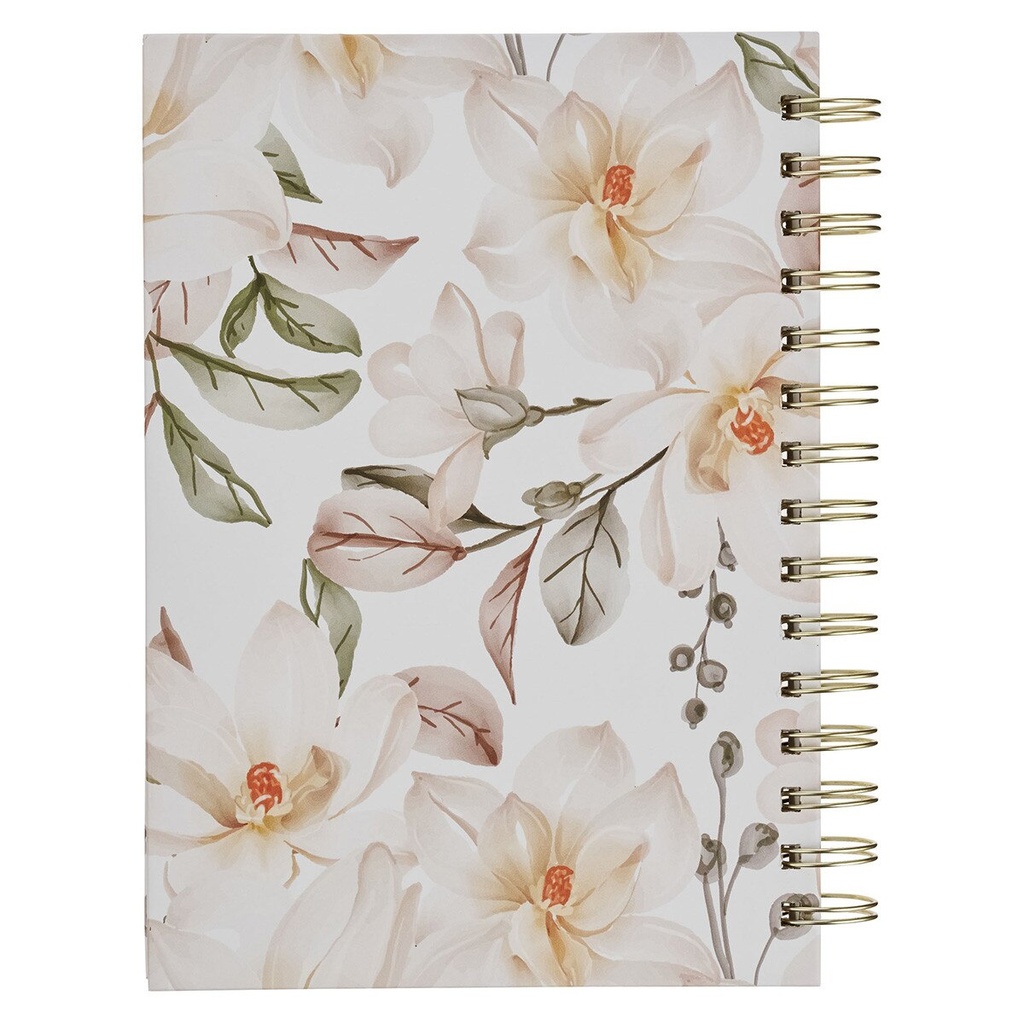 Journal All Things For Good White Magnolia 
