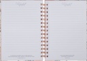 Journal Be Still Pink Floral Wirebound 