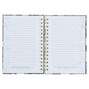 Journal Clothed With Strength & Dignity Blk Wirebound