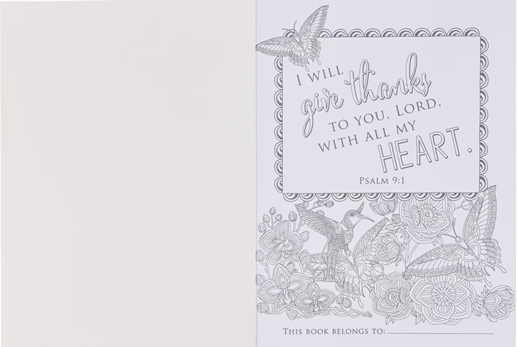 Grateful & Blessed Colouring Book Table & Chairs