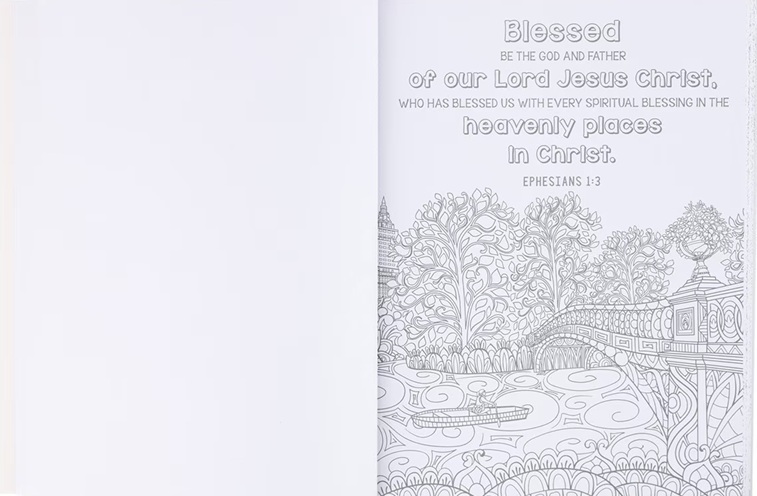 Grateful & Blessed Colouring Book Table & Chairs
