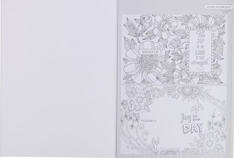 Grateful & Blessed Colouring Book Table & Chairs