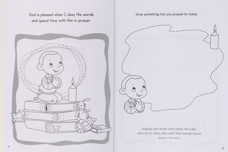 God's Word Is Great Colouring Activity Book